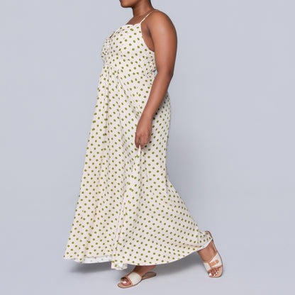 Printed Strappy Viscose Dress