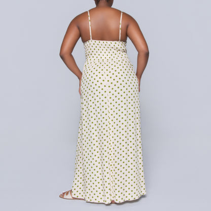 Printed Strappy Viscose Dress