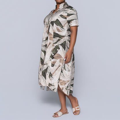 Printed Short Sleeve Airflow Tunic