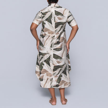 Printed Short Sleeve Airflow Tunic