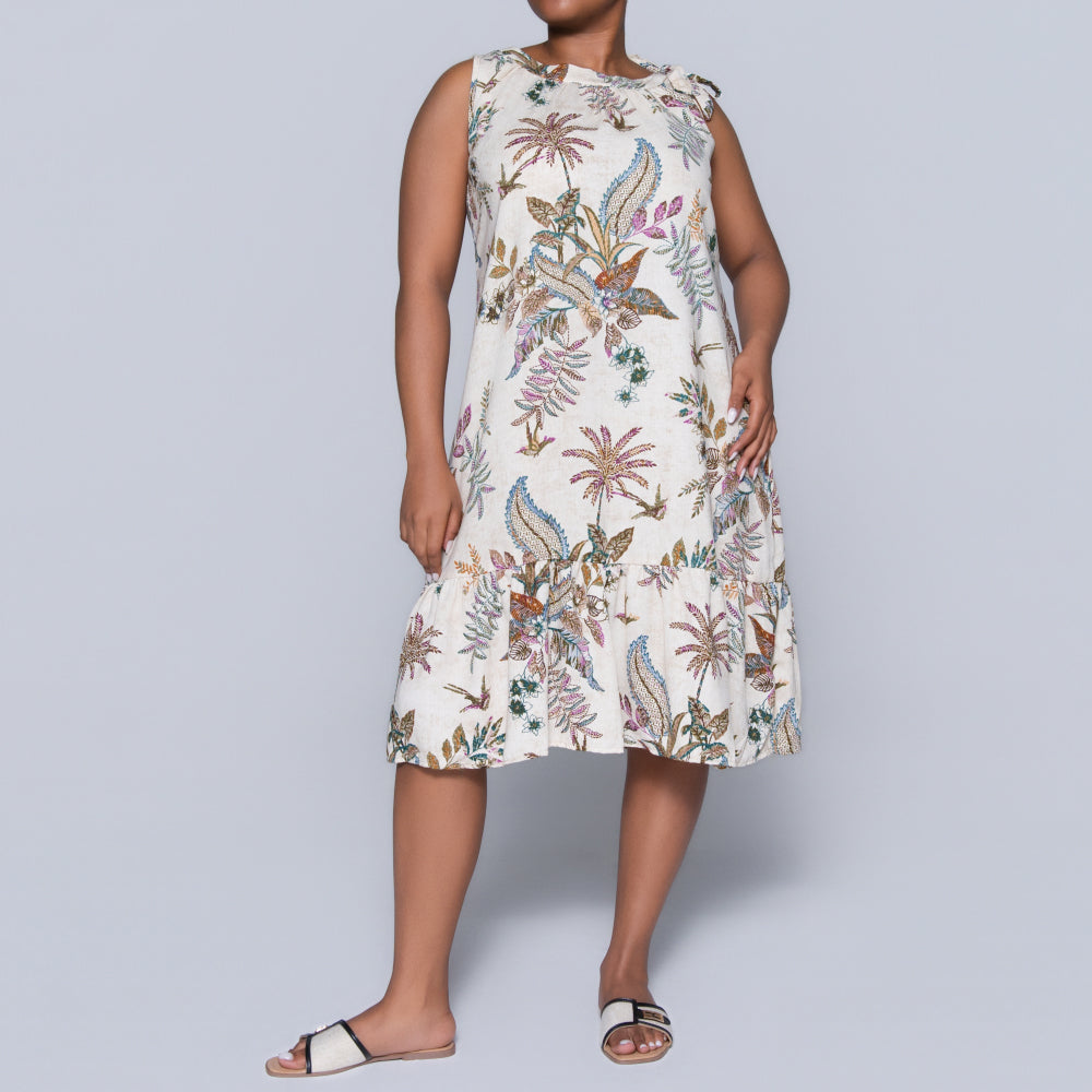 Printed Tiered Tunic