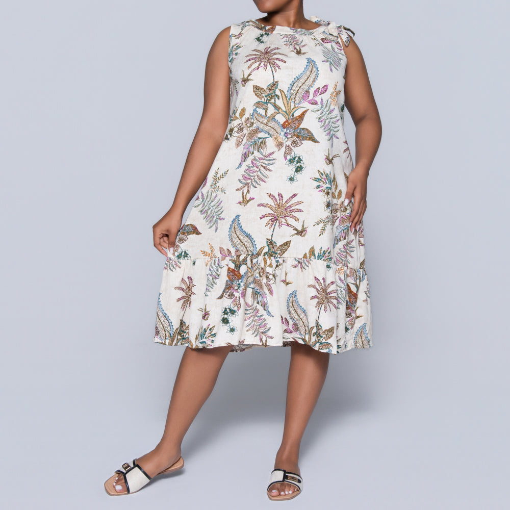 Printed Tiered Tunic