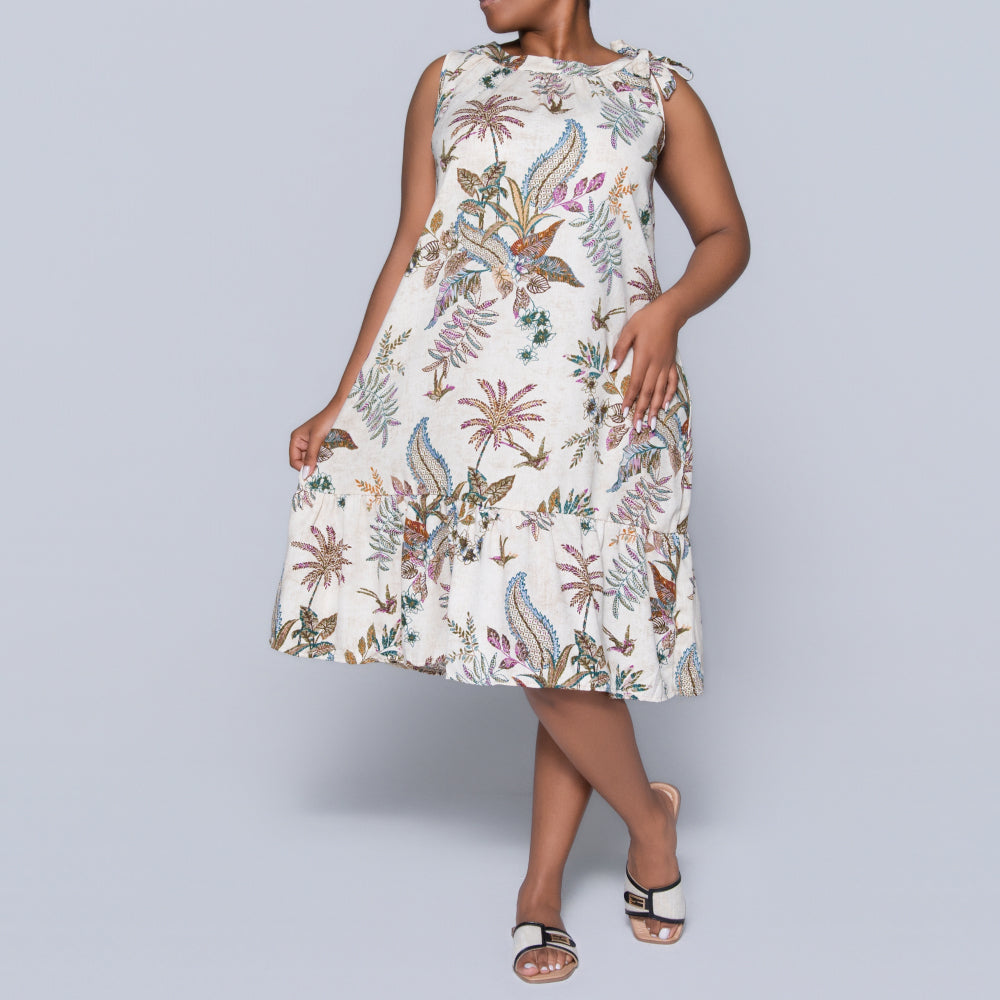 Printed Tiered Tunic