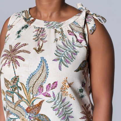 Printed Tiered Tunic