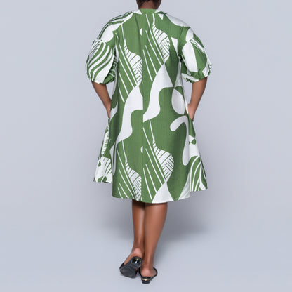 Short Sleeve Printed Tunic