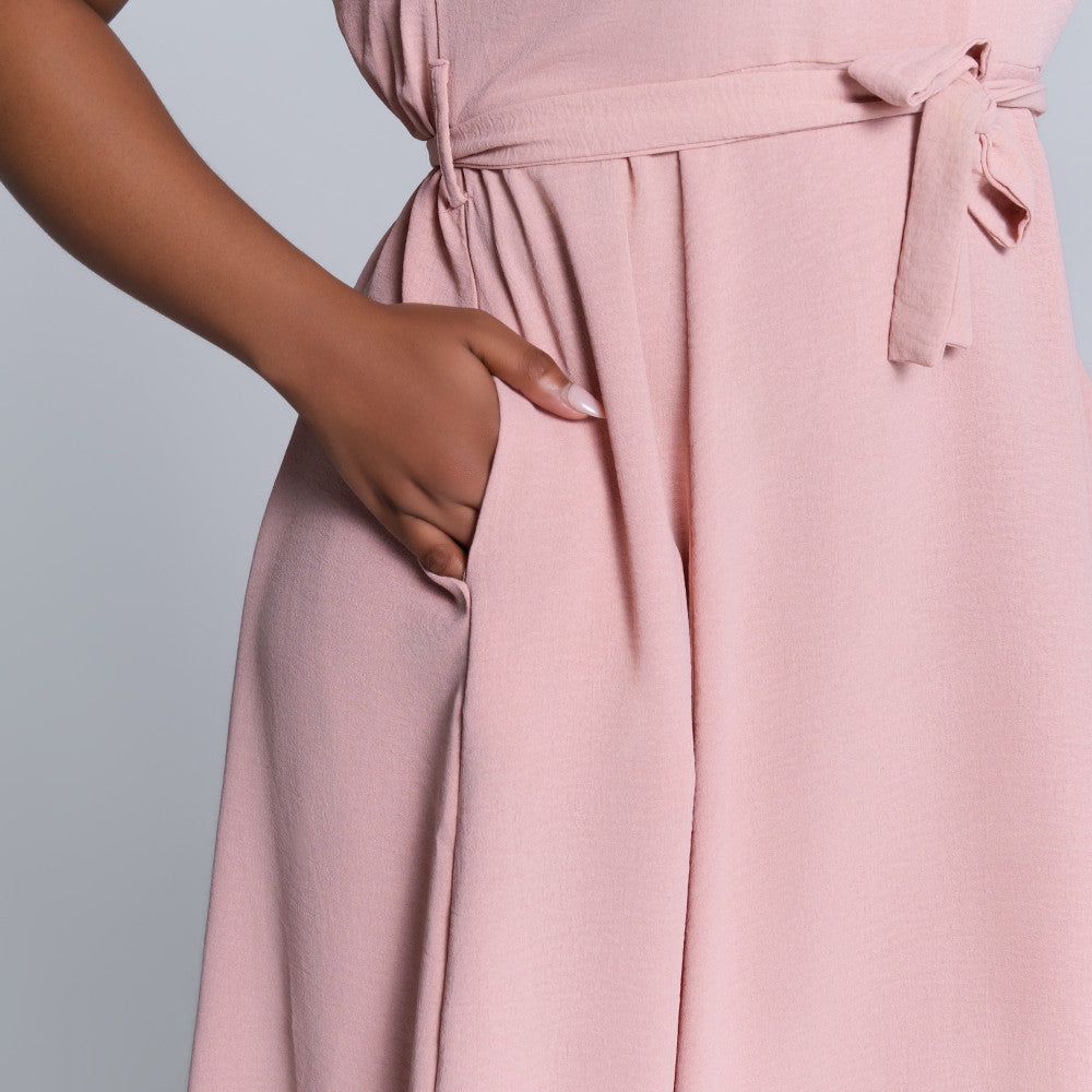 Short Sleeve Mink Airflow Dress