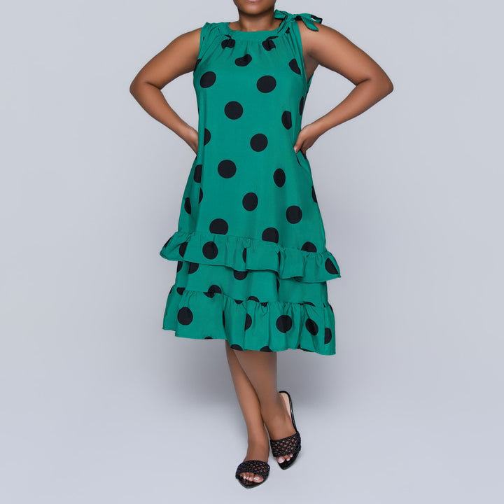 Polka Dot Tiered Tunic