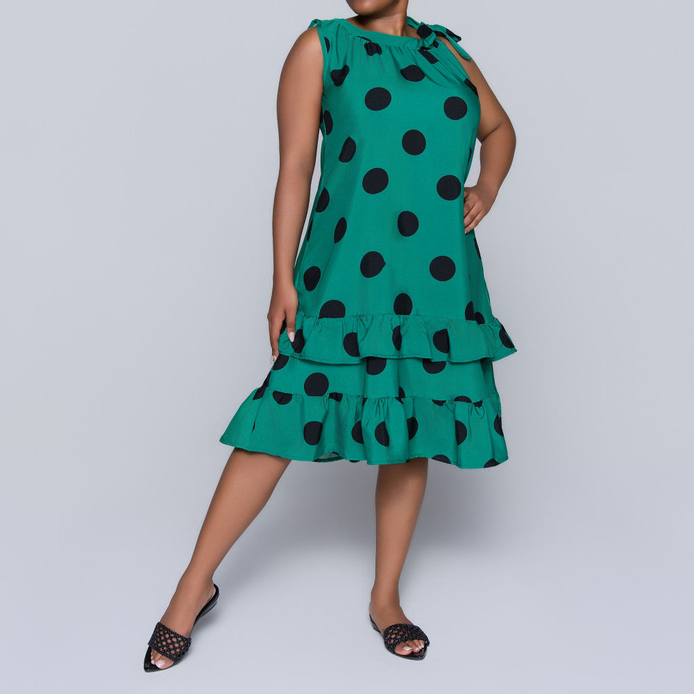 Polka Dot Tiered Tunic