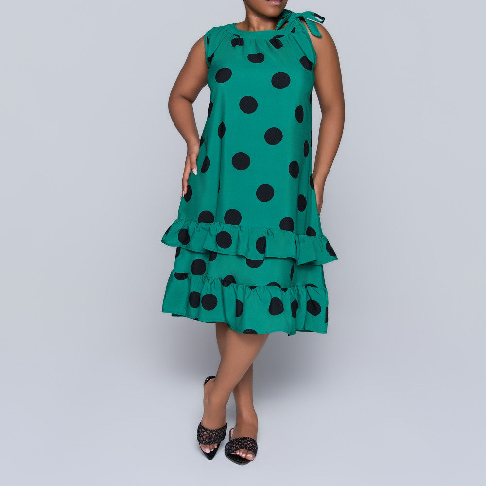 Polka Dot Tiered Tunic