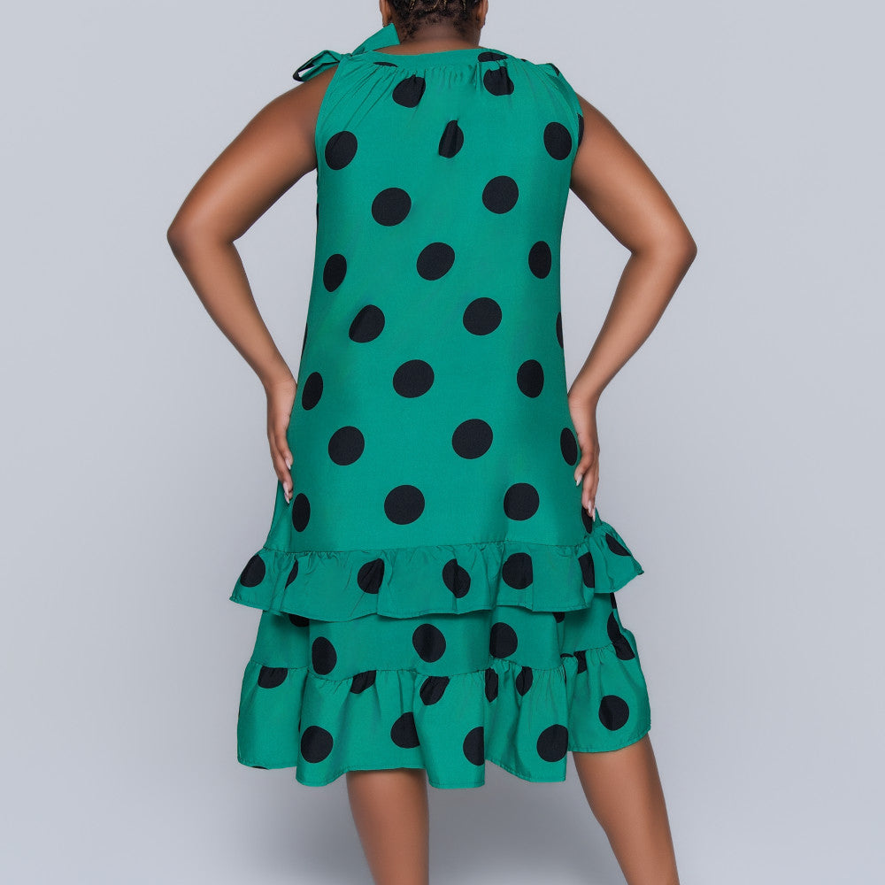 Polka Dot Tiered Tunic