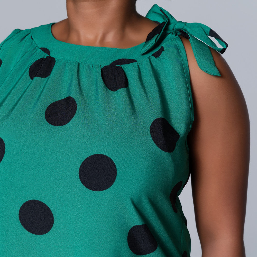 Polka Dot Tiered Tunic