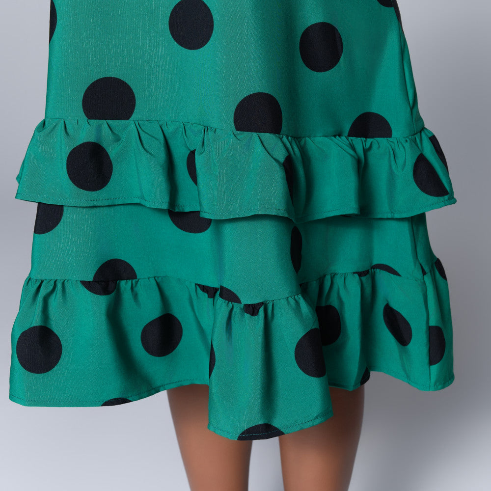 Polka Dot Tiered Tunic