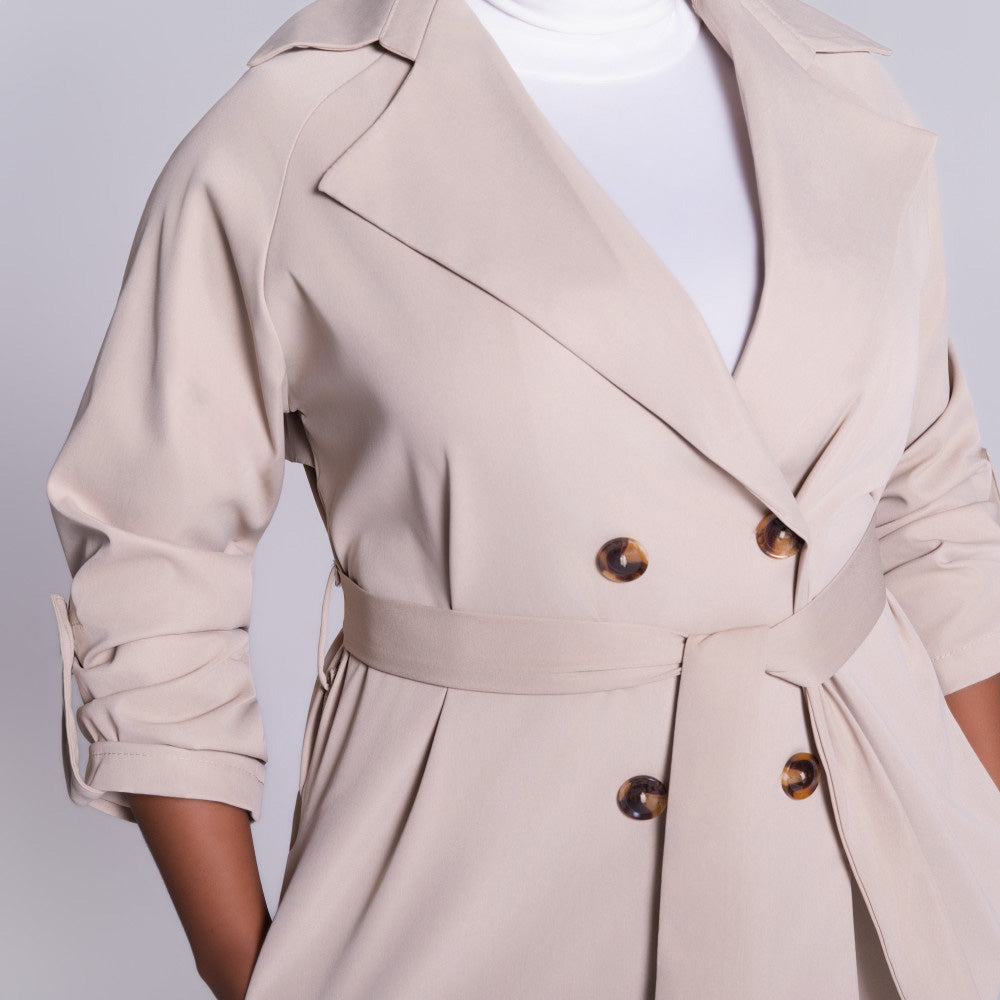 Stone Long Sleeve Melton Jacket