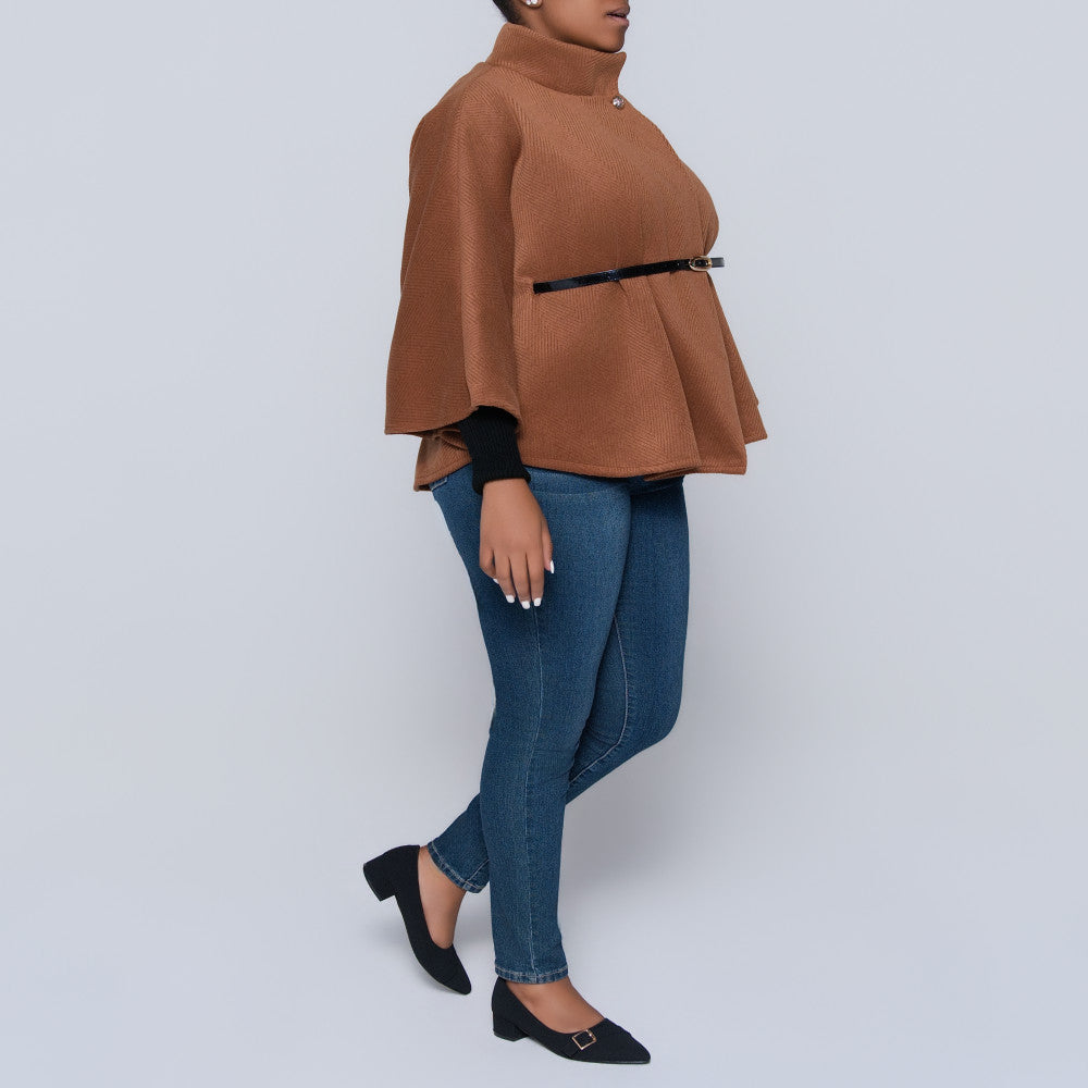 Brick Twill Melton Jacket