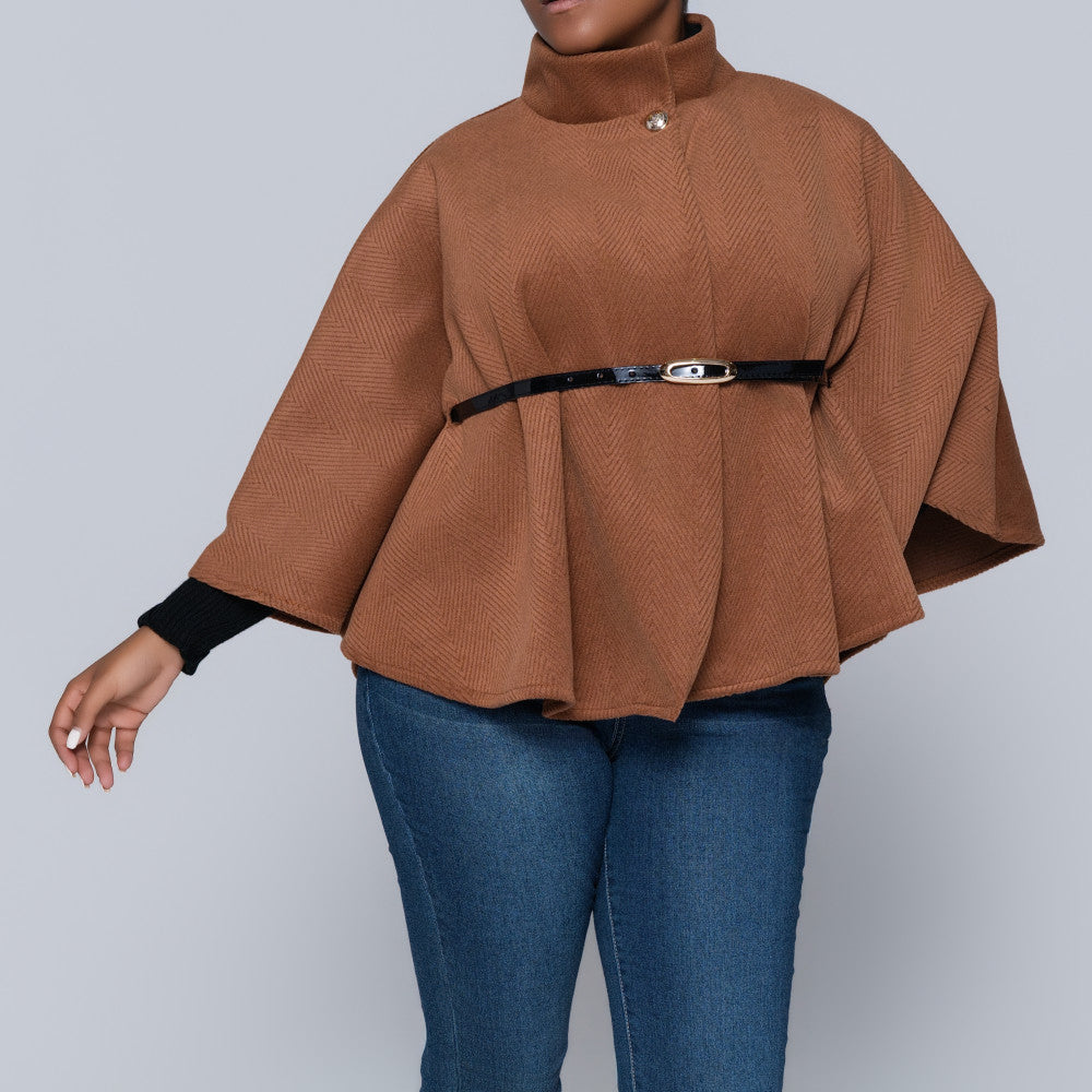 Brick Twill Melton Jacket