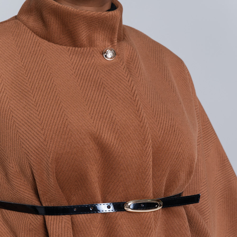 Brick Twill Melton Jacket