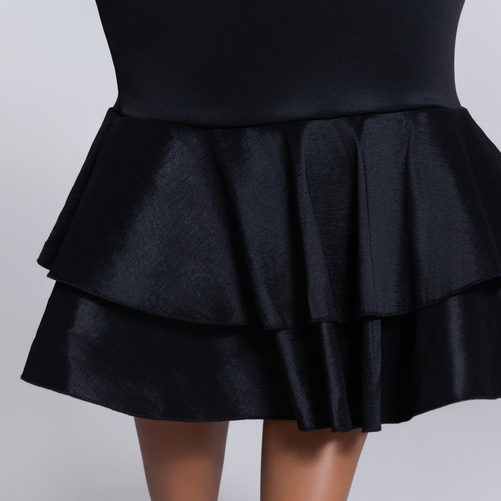 Scuba Fishtail Black Skirt
