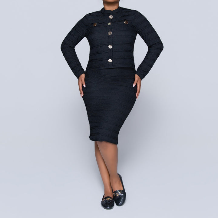 Black Frill Lace Top