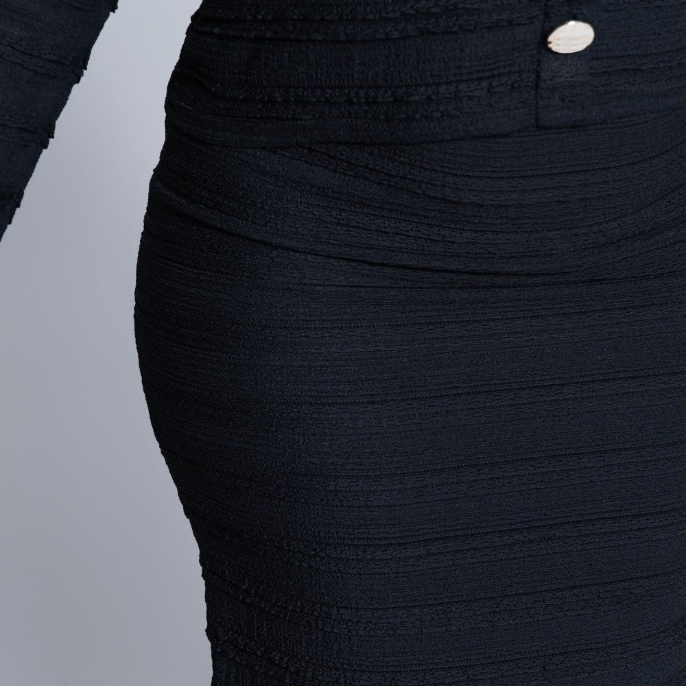 Black Frill Lace Top