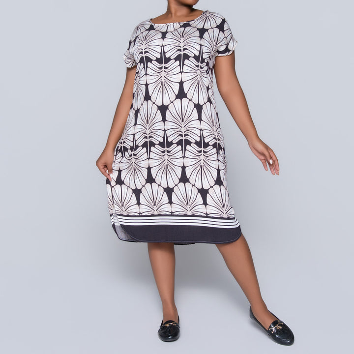 Cap Sleeve Printed Tunic