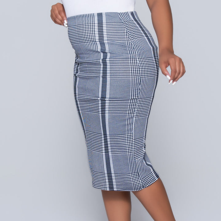 Check Print Twin Pack Velour  Skirt