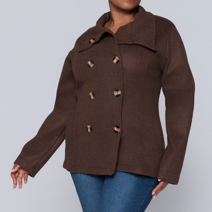 Choc Long Sleeve Melton Jacket