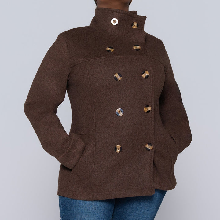 Choc Long Sleeve Melton Jacket