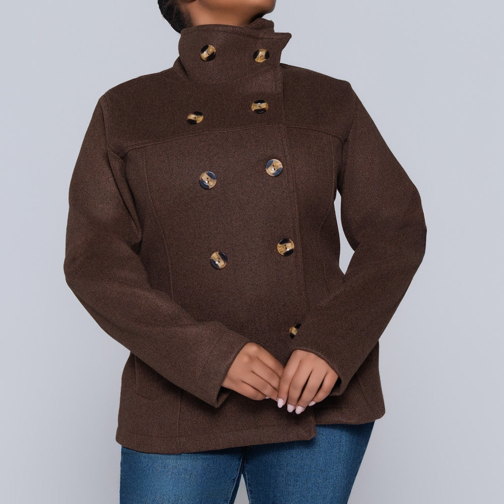 Choc Long Sleeve Melton Jacket