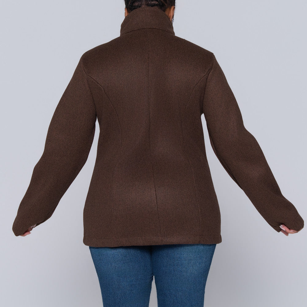 Choc Long Sleeve Melton Jacket