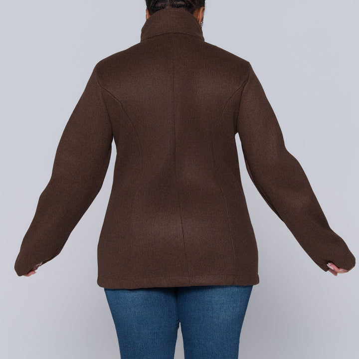 Choc Long Sleeve Melton Jacket
