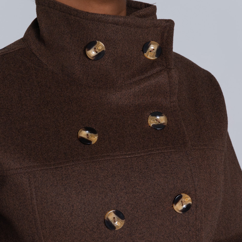 Choc Long Sleeve Melton Jacket