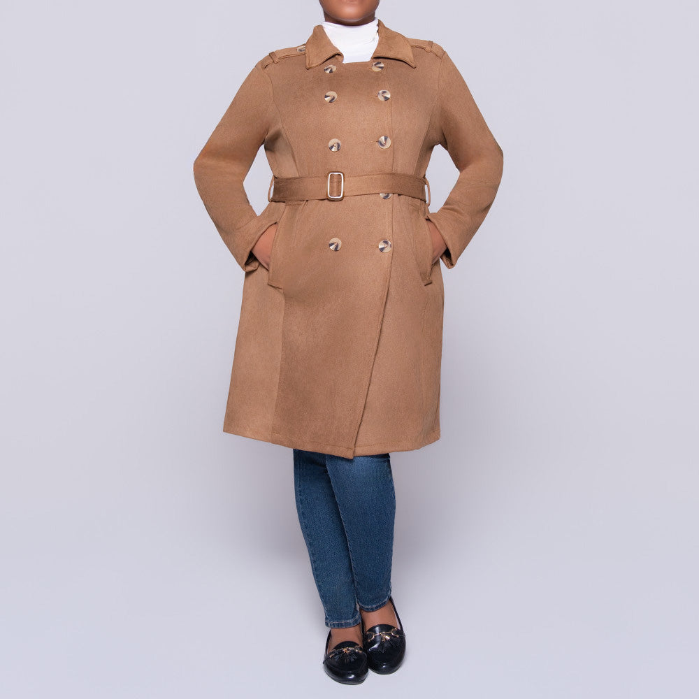 Camel Suede Jacket