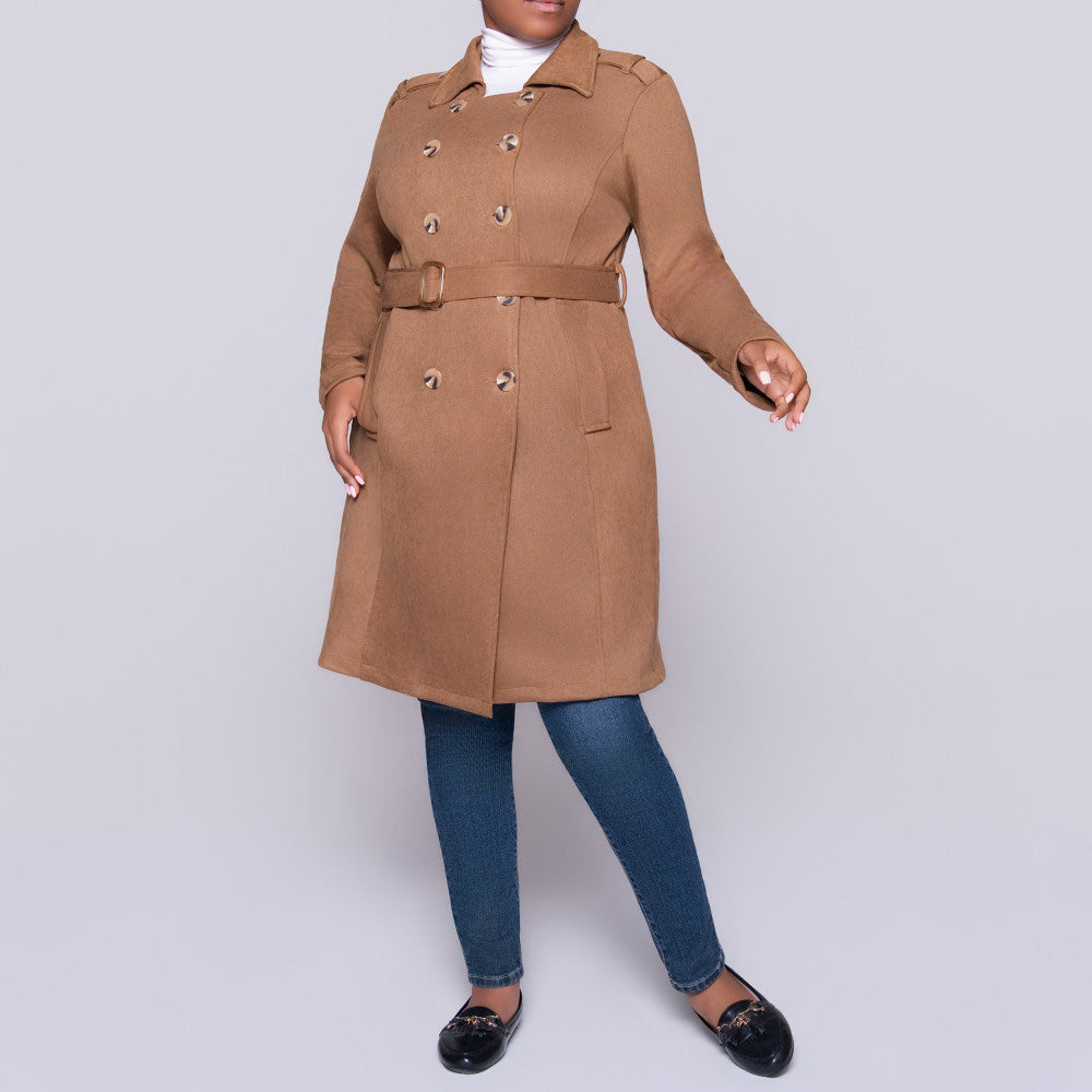 Camel Suede Jacket – Fashion World ZA