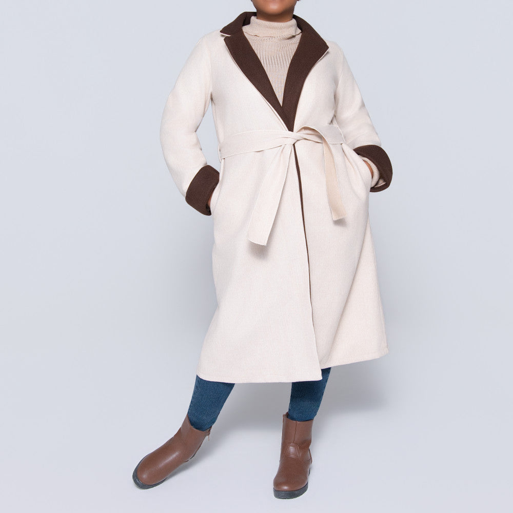 Long Sleeve Melton Jacket