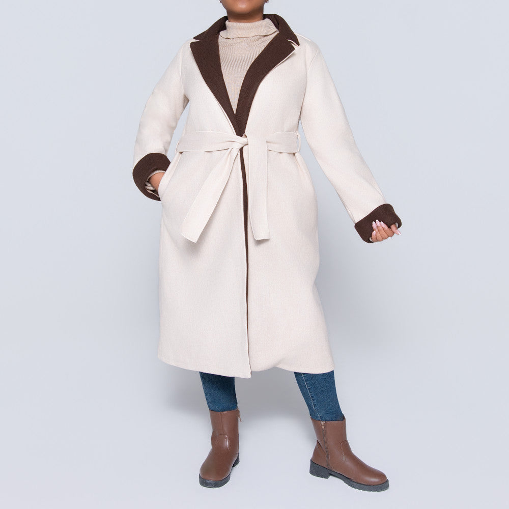 Long Sleeve Melton Jacket