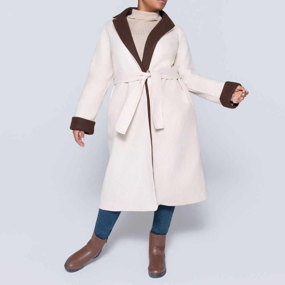 Long Sleeve Melton Jacket