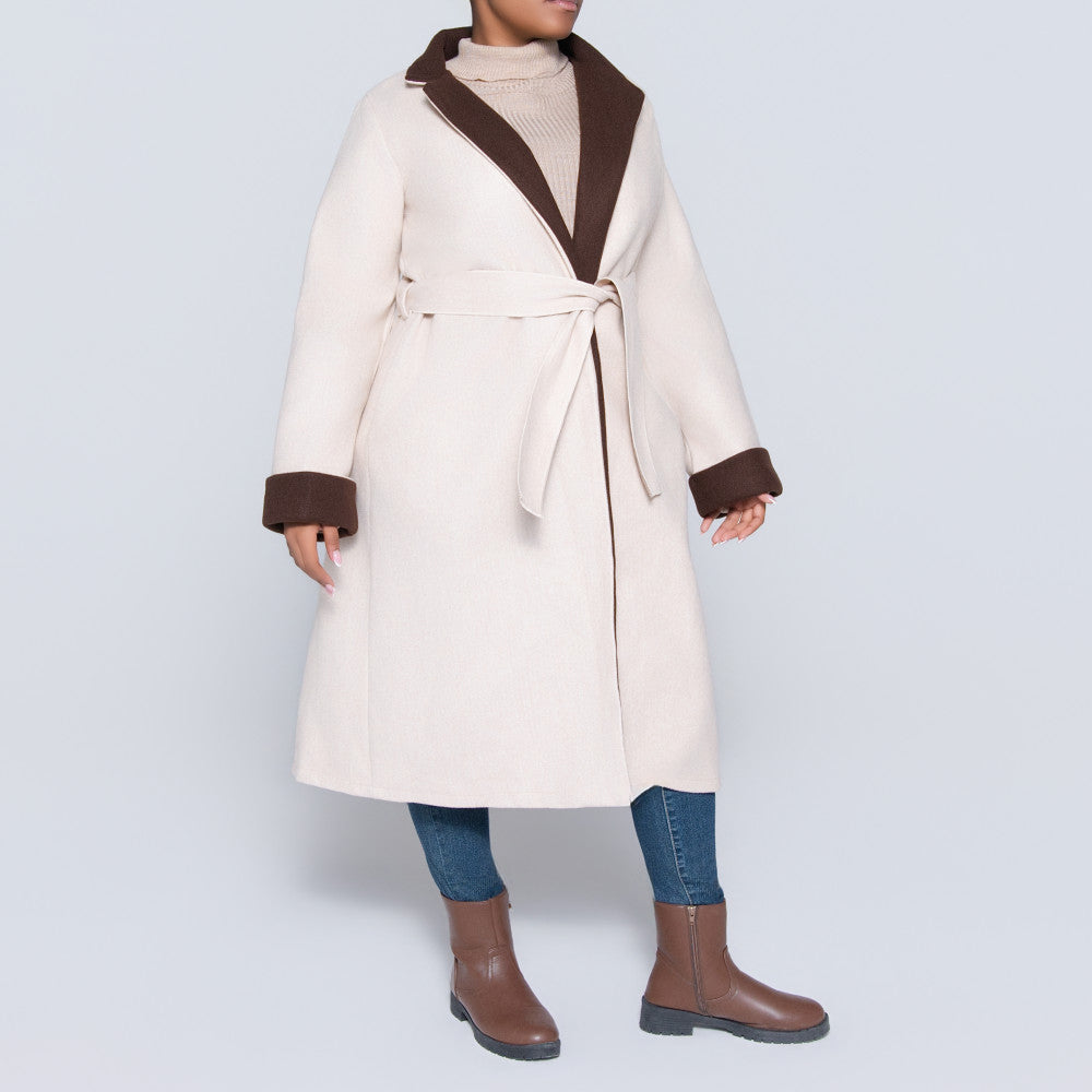 Long Sleeve Melton Jacket