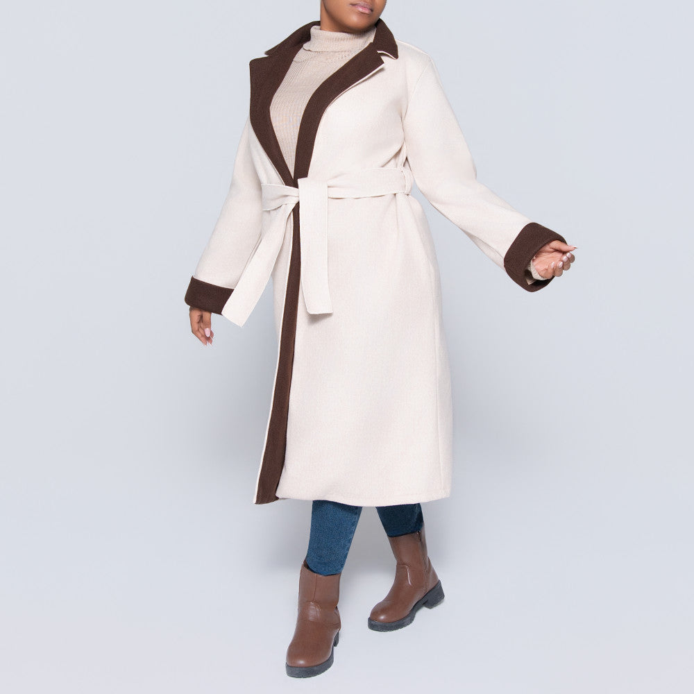 Long Sleeve Melton Jacket