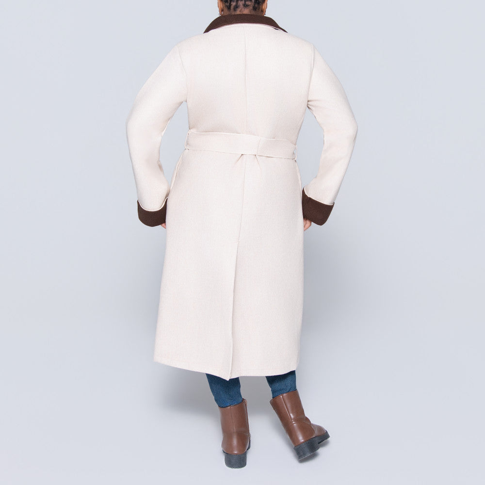 Long Sleeve Melton Jacket