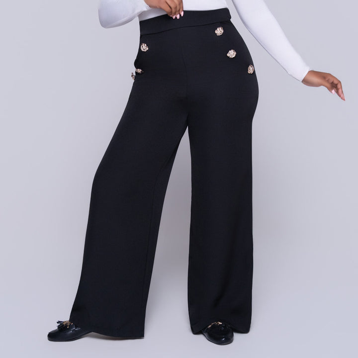 Black Barbie Twill Formal Pants