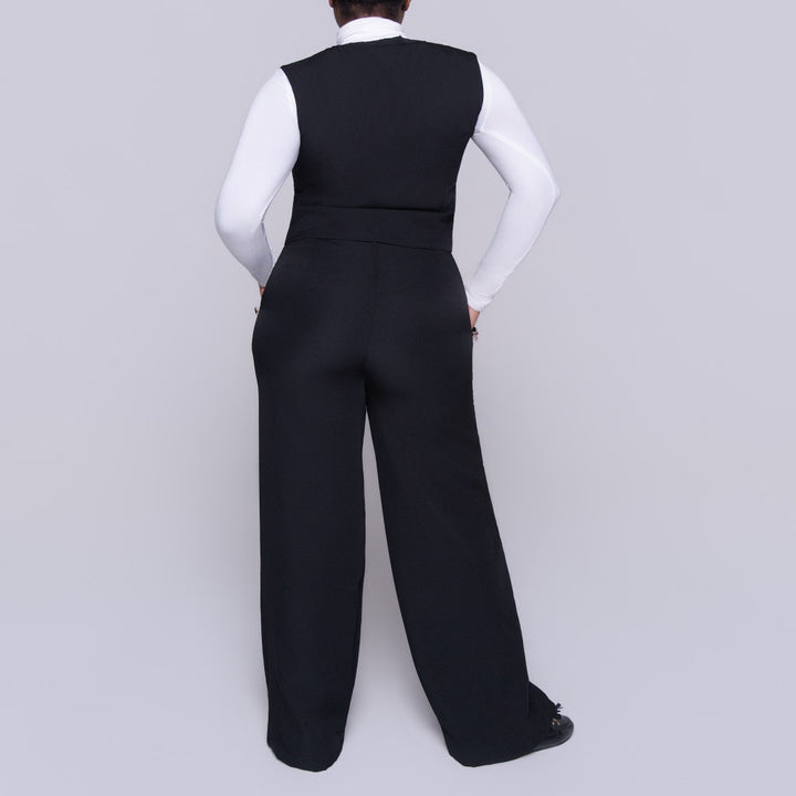 Black Barbie Twill Waistcoat