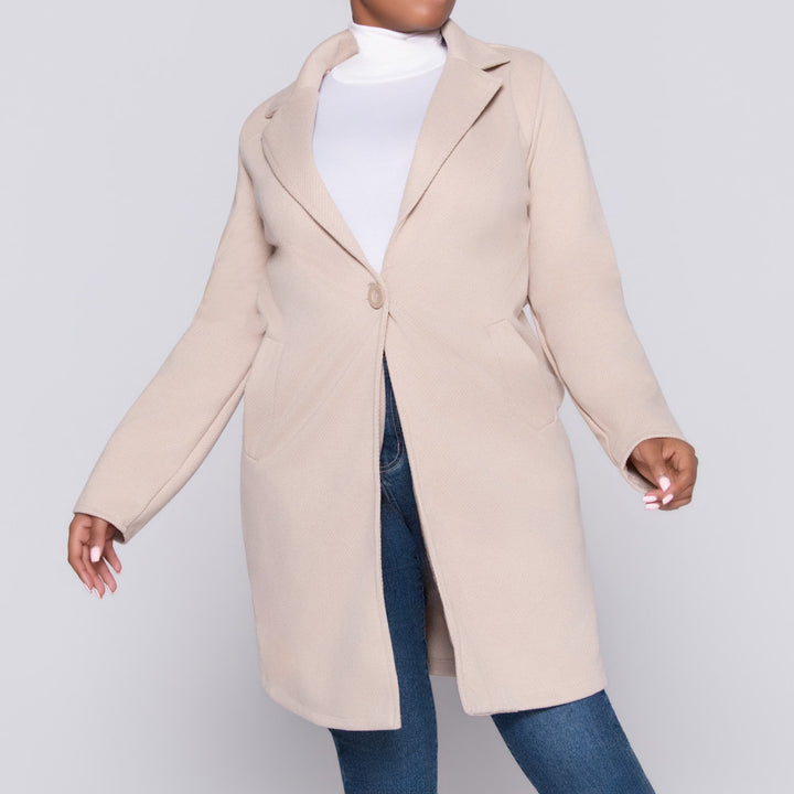 Stone Long Sleeve Melton Jacket