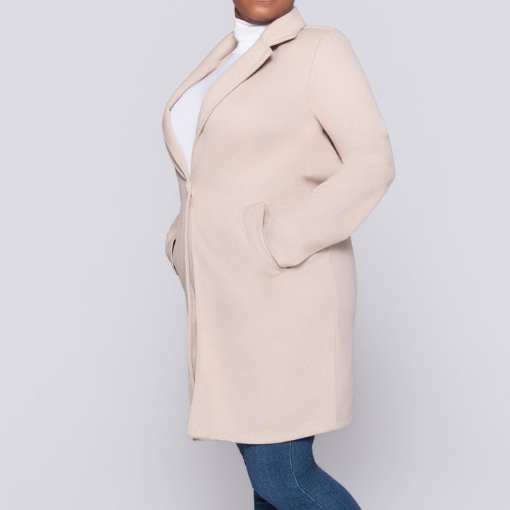 Stone Long Sleeve Melton Jacket