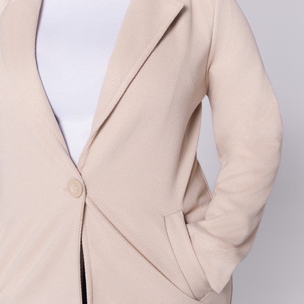 Stone Long Sleeve Melton Jacket