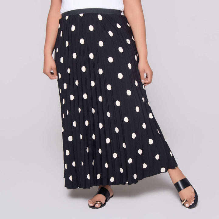 Printed Spotted Skirt