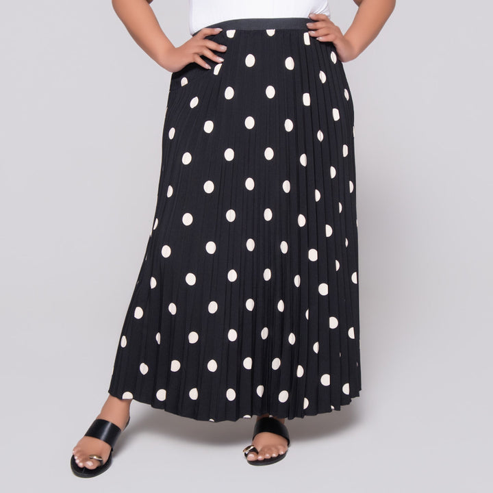 Printed Spotted Skirt