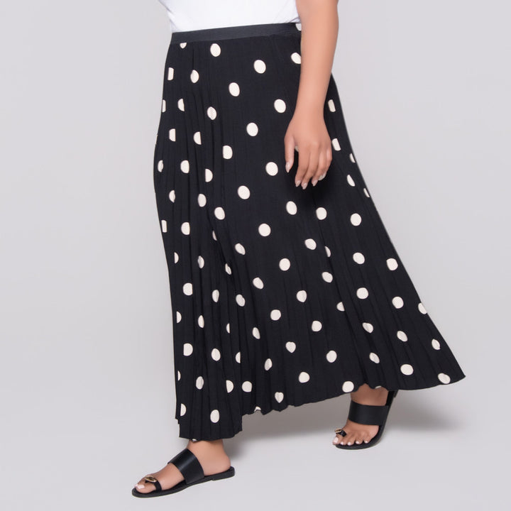 Printed Spotted Skirt