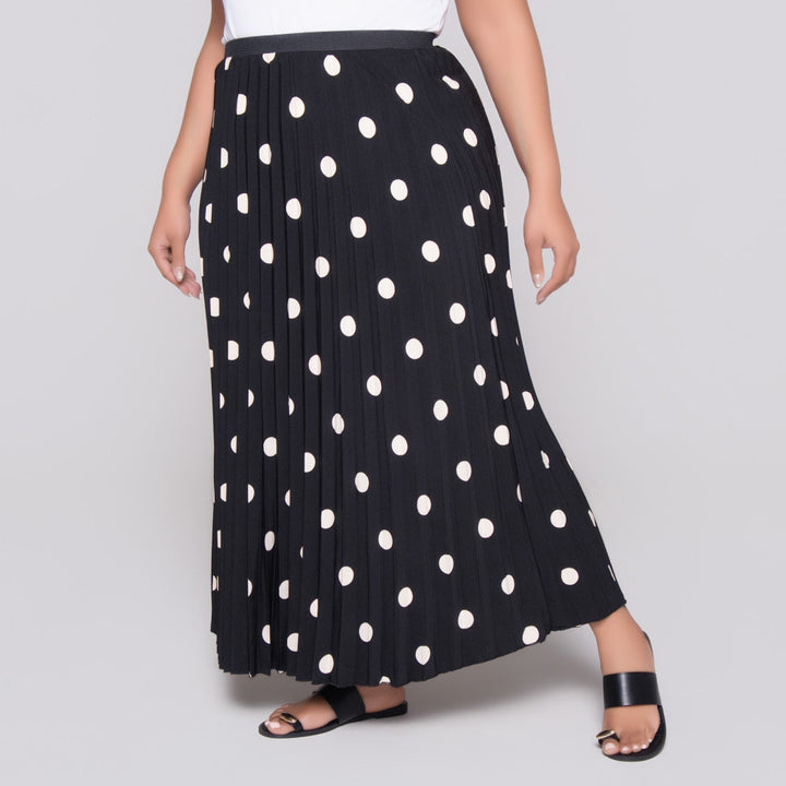Printed Spotted Skirt