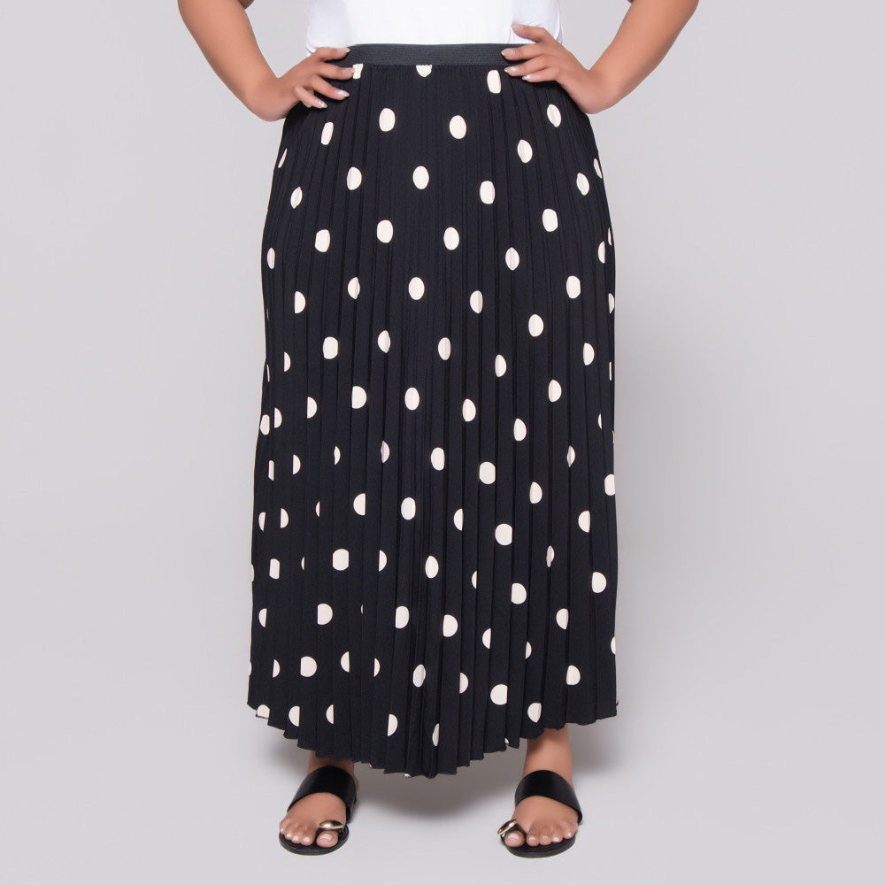 Printed Spotted Skirt