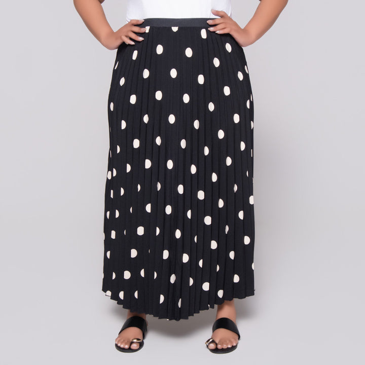 Printed Spotted Skirt